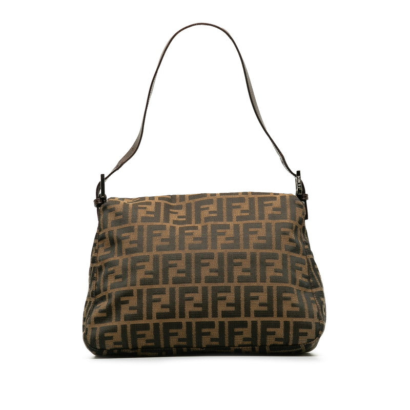 Fendi Zucca Mamma Bucket Shoulder Bag 26325 Brown Women's