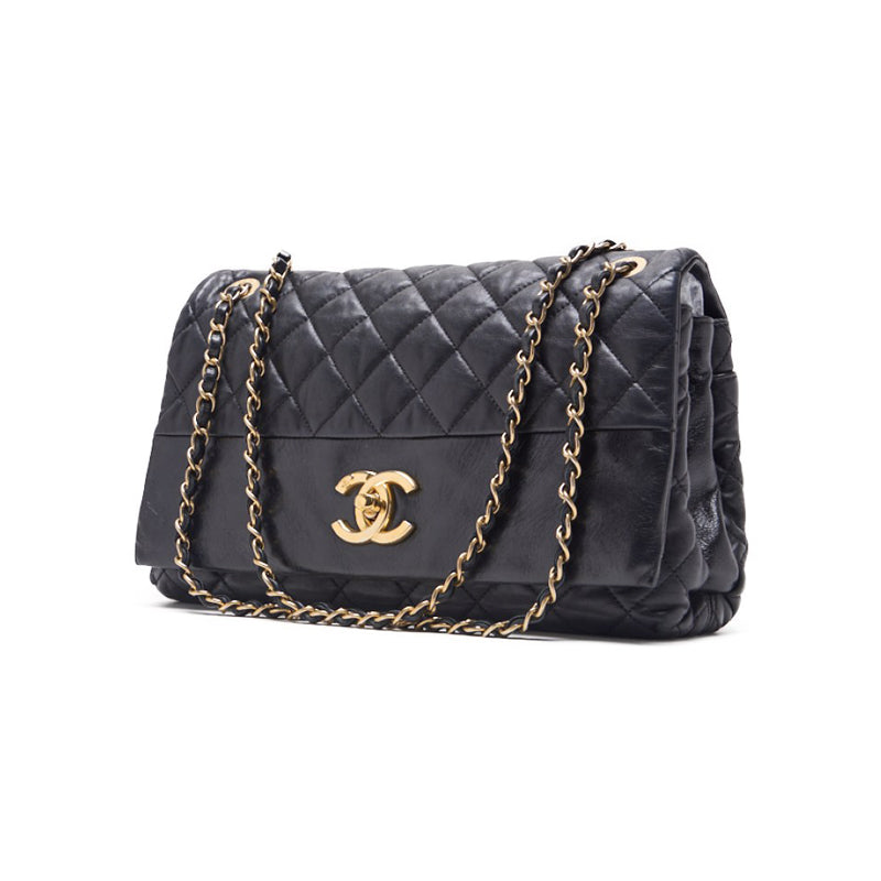 Chanel Matrasse Turn-Lock Single Flap  Black  Shoulder Bag  Shoulder Bag Ladies Hybrid Bag  Delivery Dutch Shark Online