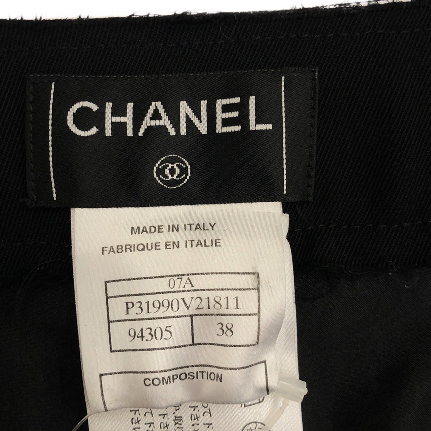 Chanel Bottoms Wool  Black P31990V21811