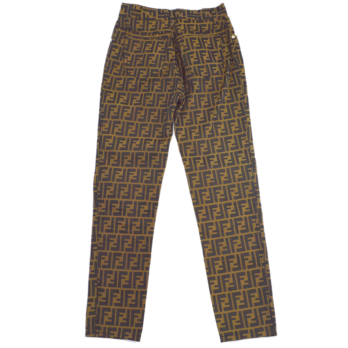 Fendi Zucca printed straight trousers #41