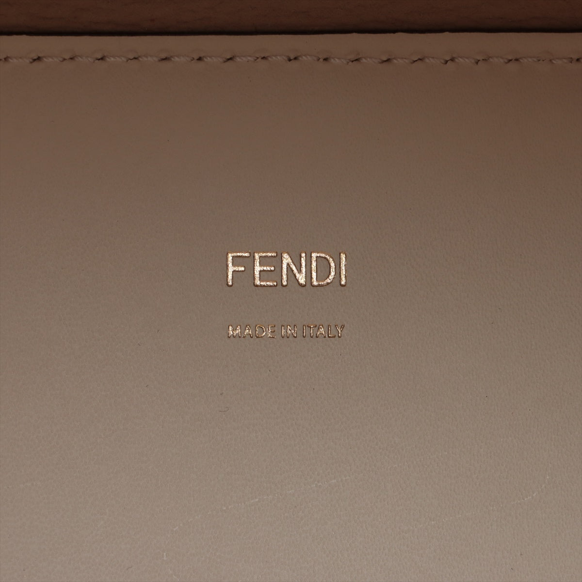 Fendi Sunshine Leather 2WAY Bag Ivory 8BH386