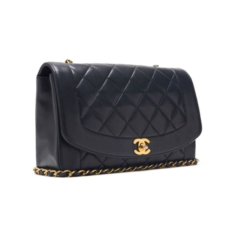 Chanel Matrasse Dianaflap Chain Shoulder  Black  Shoulder Bag Mini Shoulder Bag  Bag Hybrid 【 Ship】  Mountain Bookstore Online