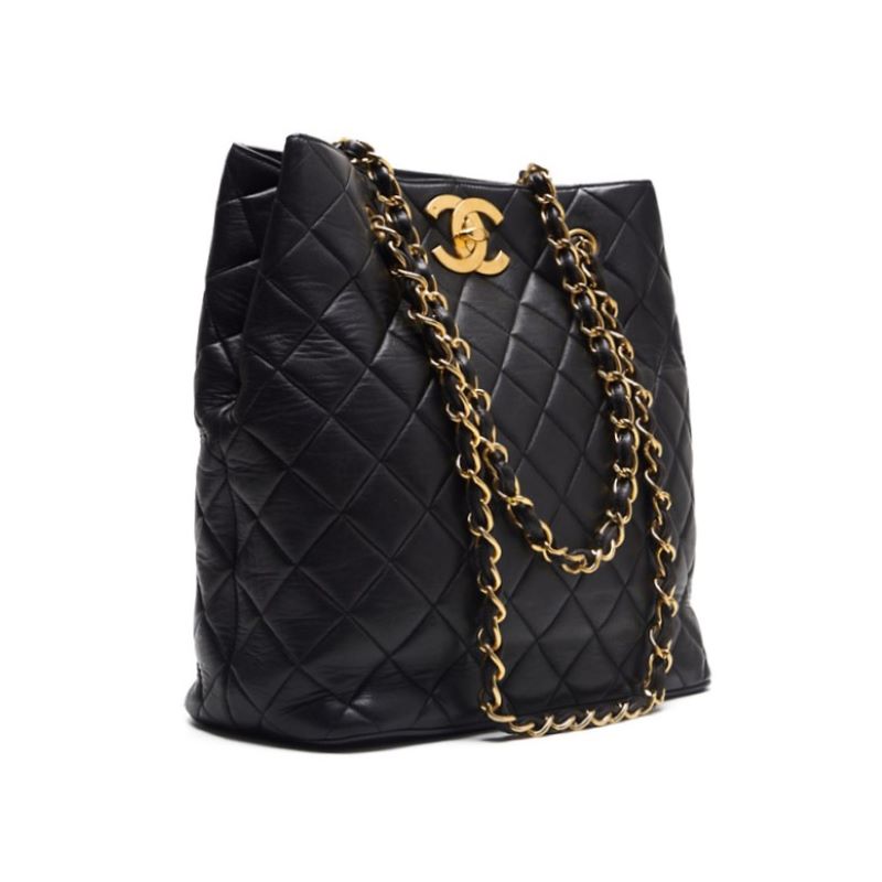 Chanel Matrasse Decacoco Turnlock Double Chain Shoulder  Black  Shoulder Bag Mini Shoulder Bag  Shoulder Bag Hybrid 【 Ship】