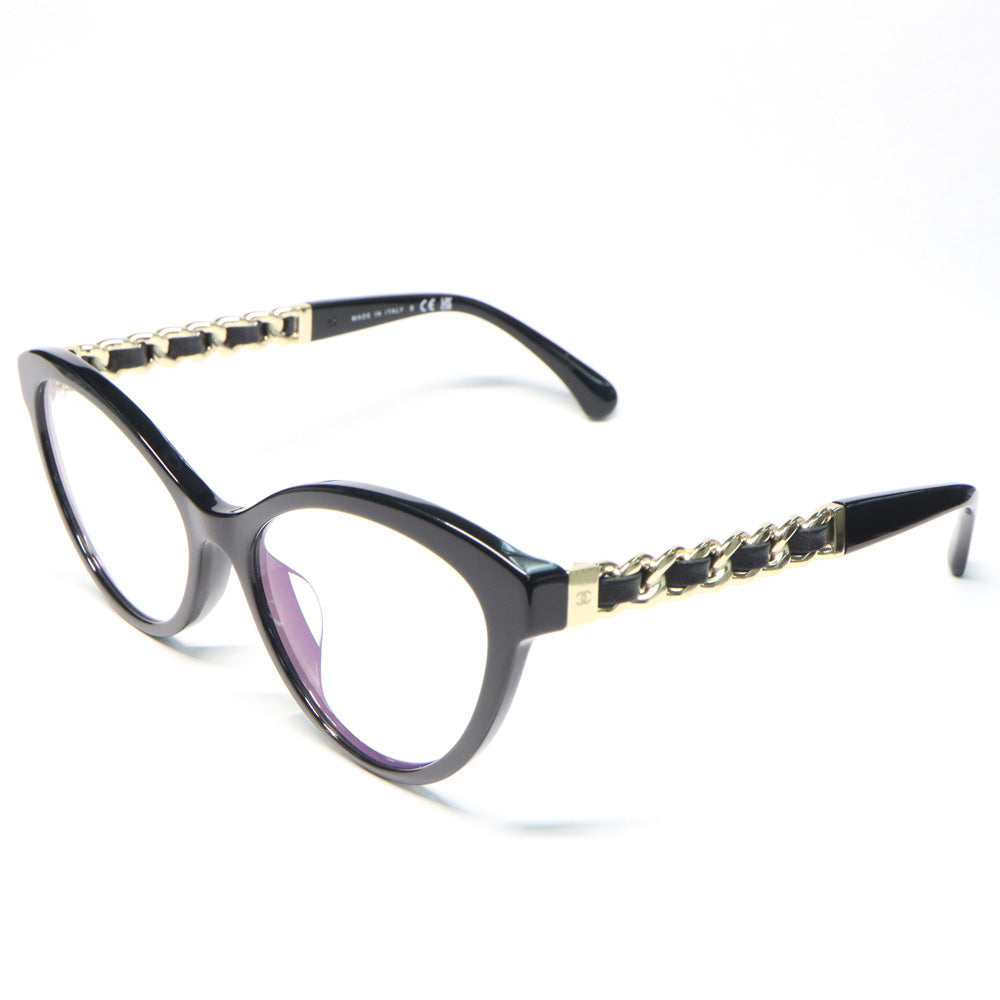 Chanel Blue Cut S A71484 Ivory Black -S Small