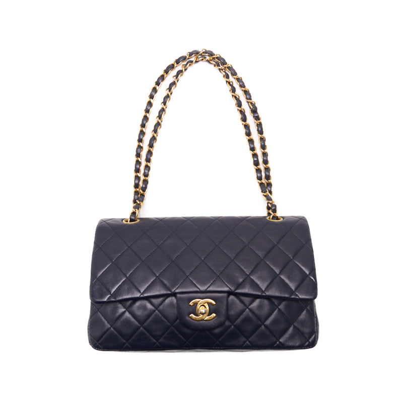 Chanel Matrasse Turnlock Double Flap Chain Shoulder  Navy (Gen Gold ) Shoulder Bag Mini Shoulder Bag  Bag Hybrid 【 Ship】 Himalan Bookstore Online