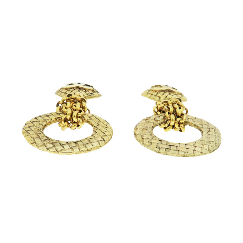 Chanel Hope Earring One Pair Coco CC Mark G Accessories