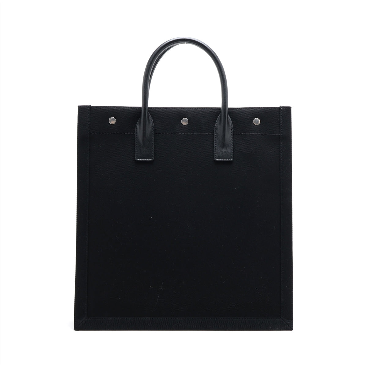 Saint Laurent  Livgorch canvas x leather Tote bag black 632539