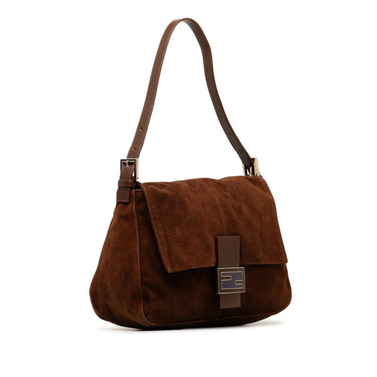 Fendi Mamma Bucket One-Shoulder Handbag 26325 Brown  Leather  Fendi