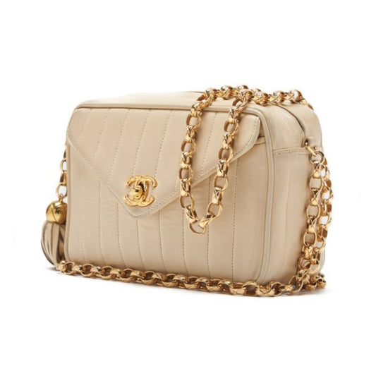 CHANEL CHANEL Mademoiselle Fringe Vision Chain Shoulder  Ivory  Shoulder Bag Mini Shoulder Bag  Shoulder Bag Hybrid   Ship] Himalan Bookstore Online