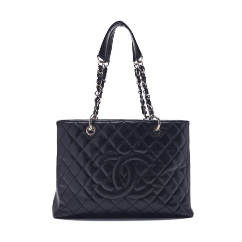 Chanel Matrasse GST Chantrot Caviar S Black (Silver G ) Tote Bag  Tote Bag Vertical Tooth Bag Ladies Tooth Bag Hybrid 【 Delivery】 Dandy Shambhala Online