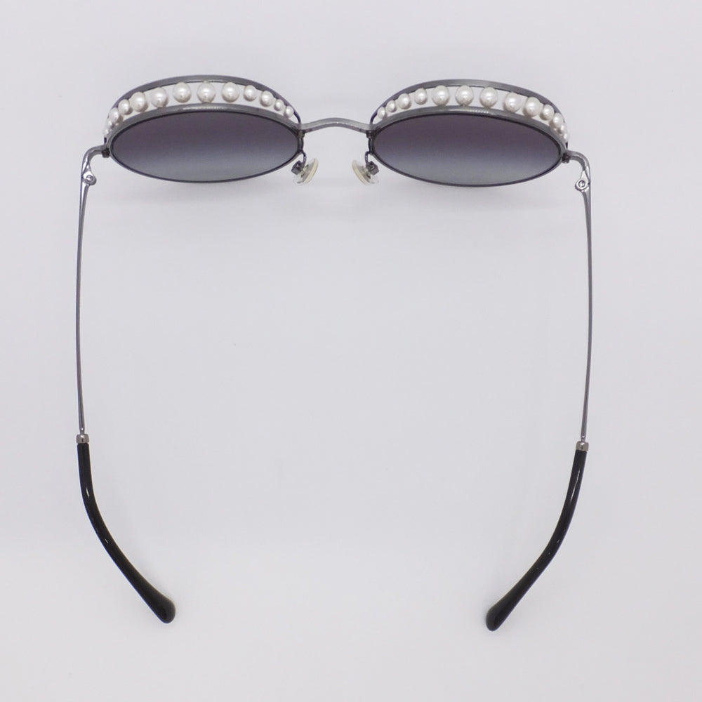 Chanel Sun Sunglasses  Pearl Ivory 4234  Size 53  20 140 Black Metal Coco Glasses Small  Glasses Other