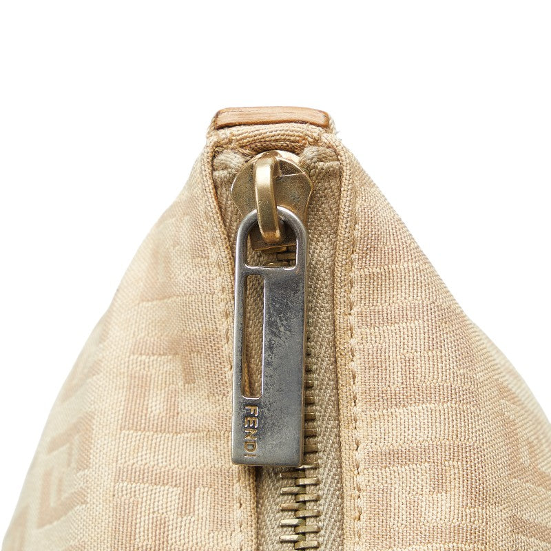 Fendi Zubkino Handbags 8BH138 Beige Canvas Ladies Fendi