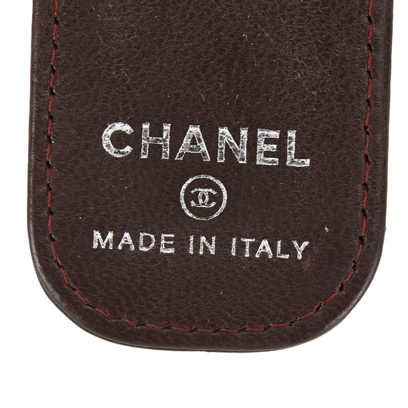 Chanel Coco Matrasse Money Clipper Black Leather  Chanel