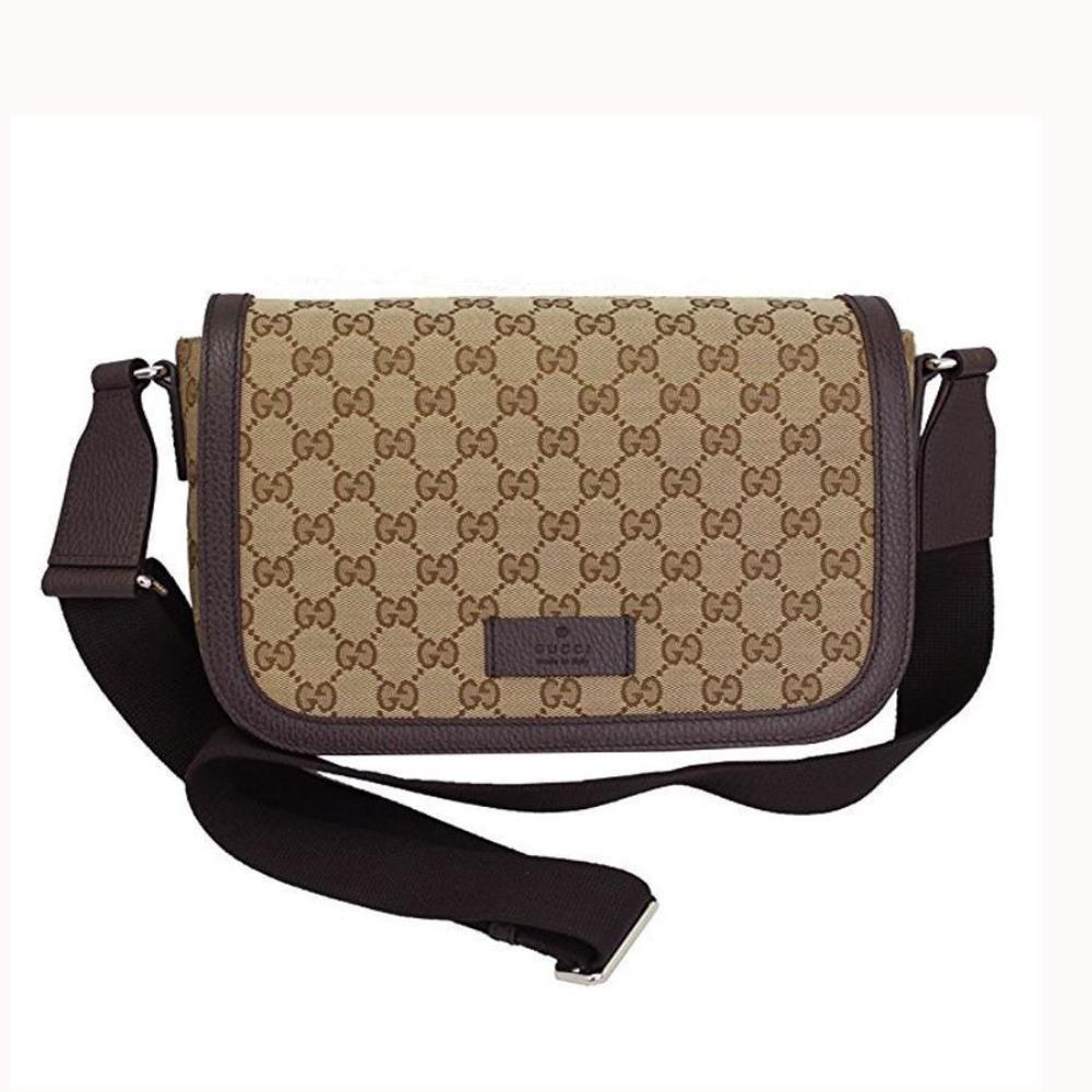 Gucci Original GG Canvas Cross Body Messenger Bag 449172