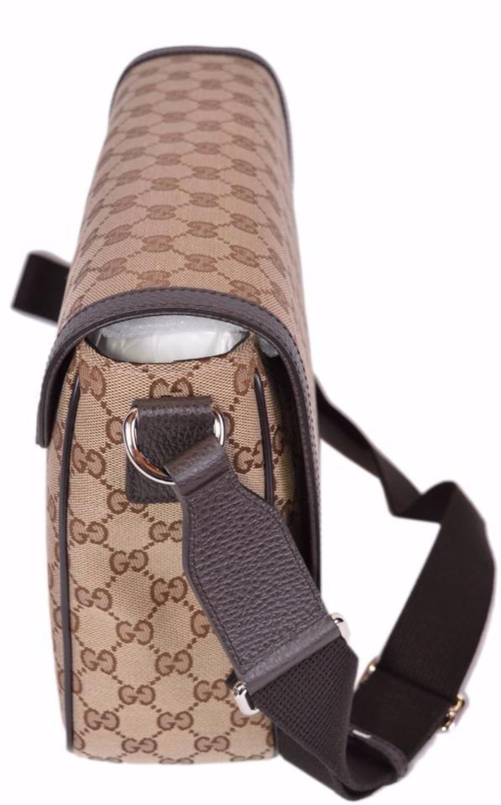 Gucci Original GG Canvas Cross Body Messenger Bag 449172