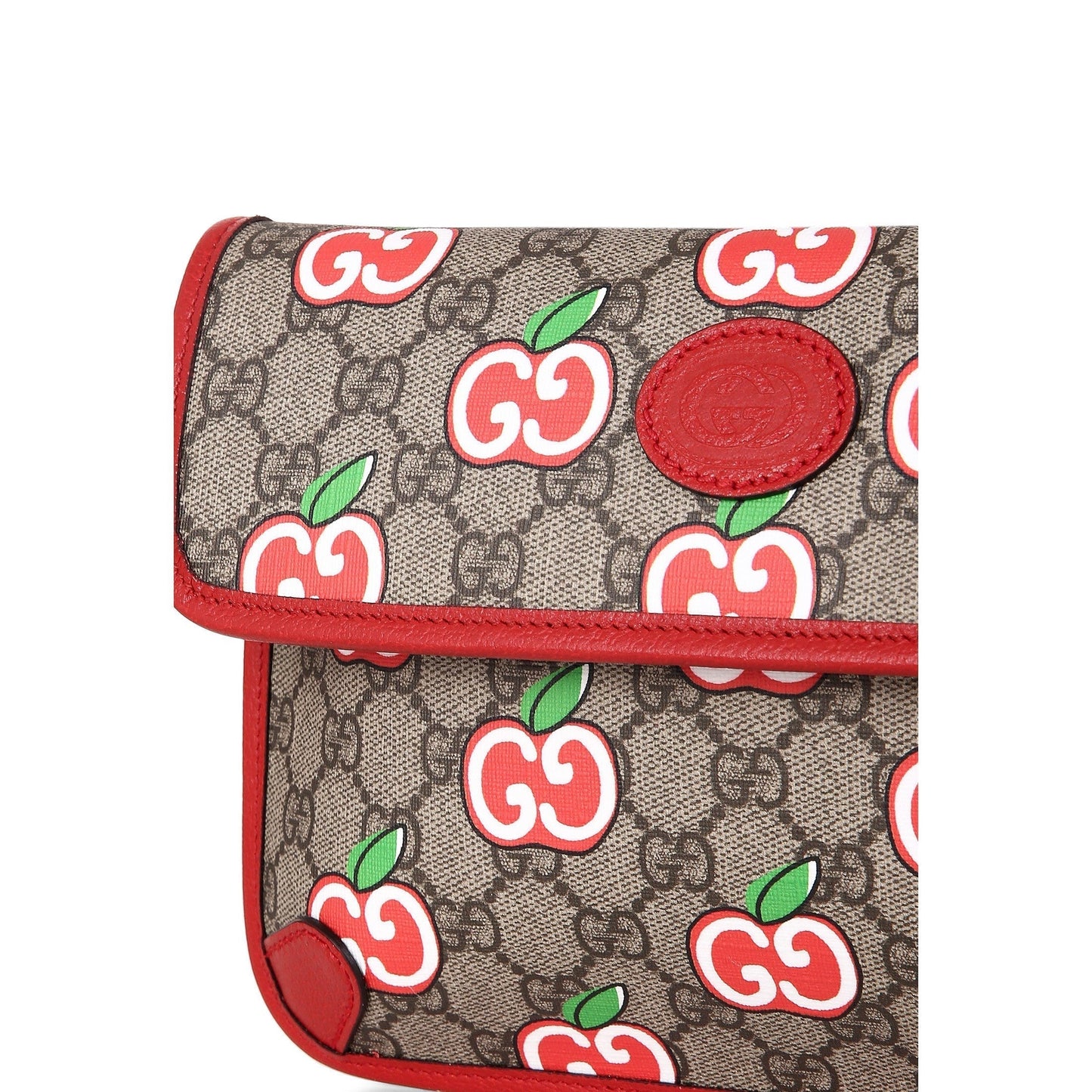 Gucci Supreme Canvas GG Apple Print Belt Bag 625233