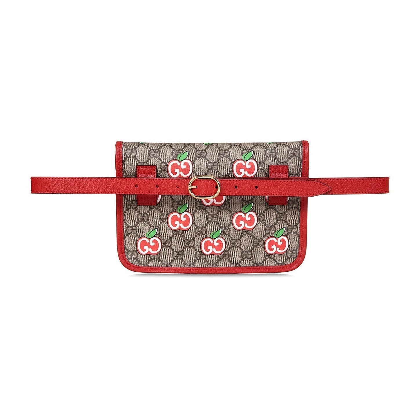 Gucci Supreme Canvas GG Apple Print Belt Bag 625233