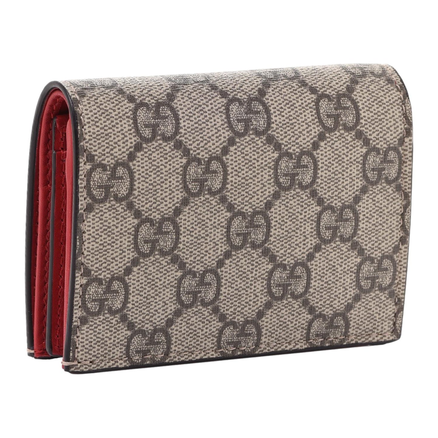 Gucci Supreme Canvas Bosco Patch Card Case Wallet 506277