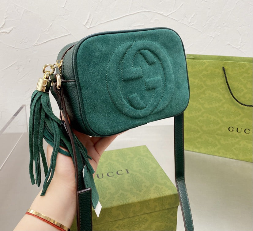 Gucci suede crossbody