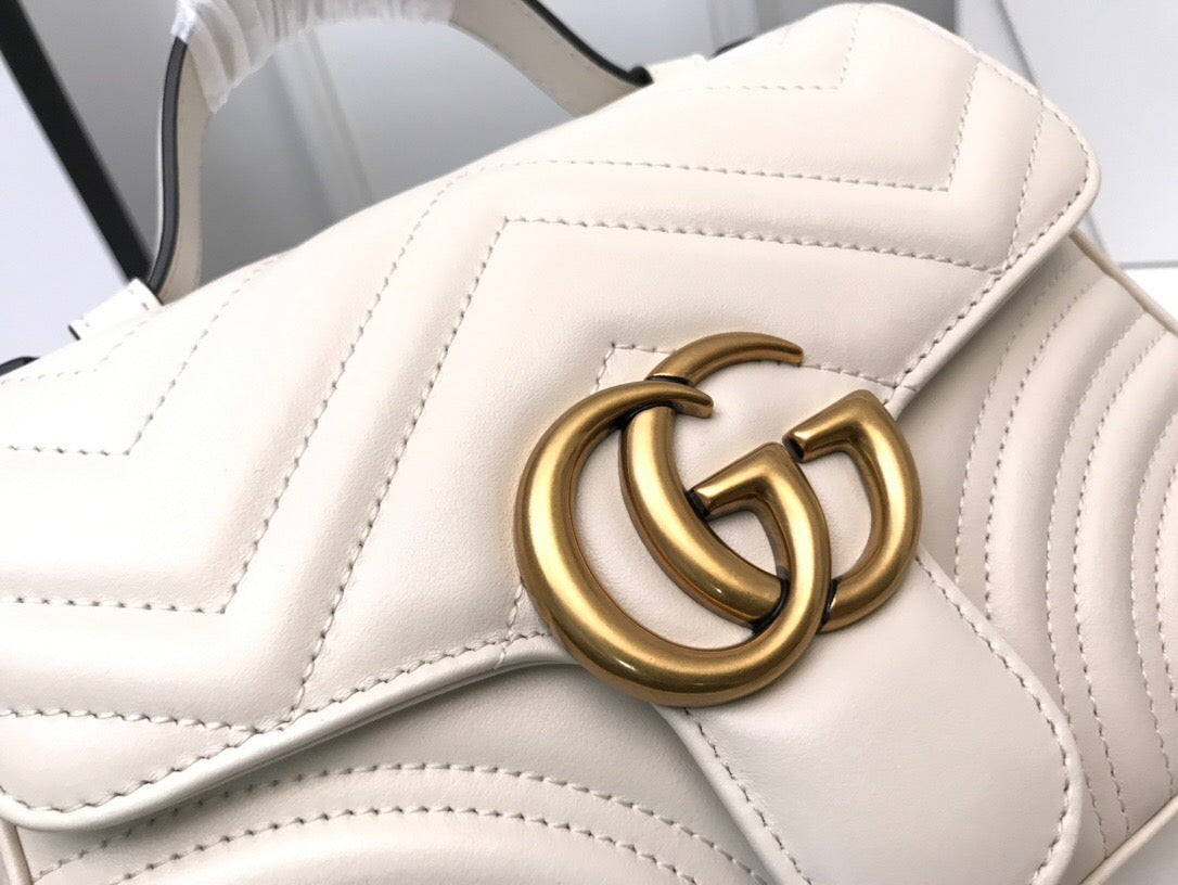 Gucci  GG Marmont Mini Top Handle Bag