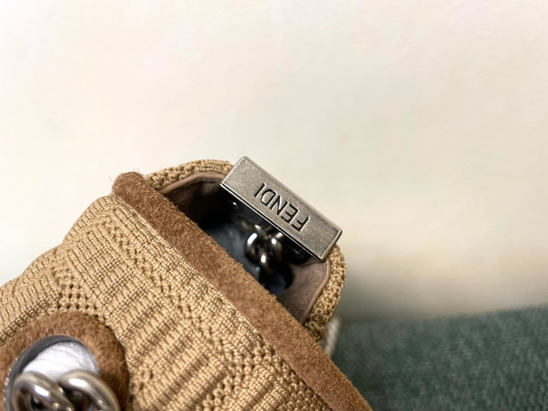 Fendi Midi Baguette Chain Bag