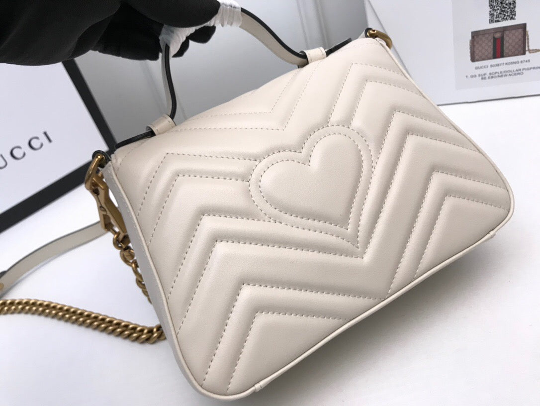 Gucci  GG Marmont Mini Top Handle Bag