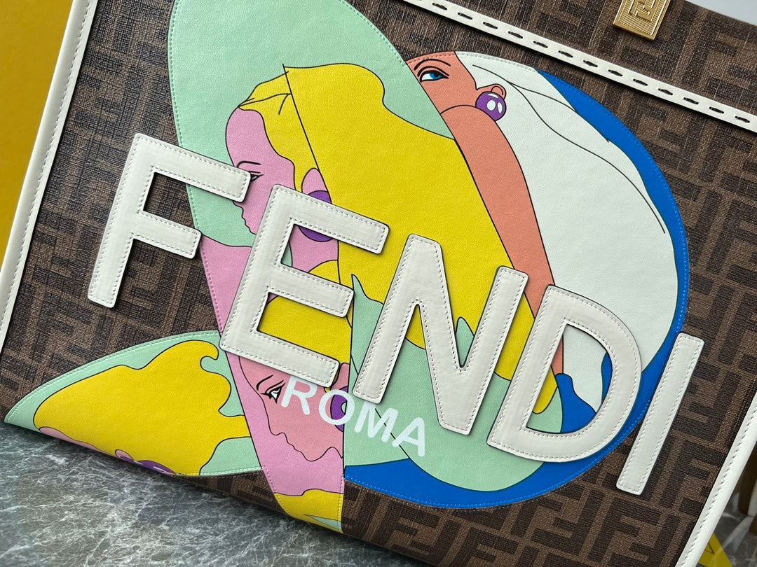 Fendi Sunshine Shopper Meduim Bag