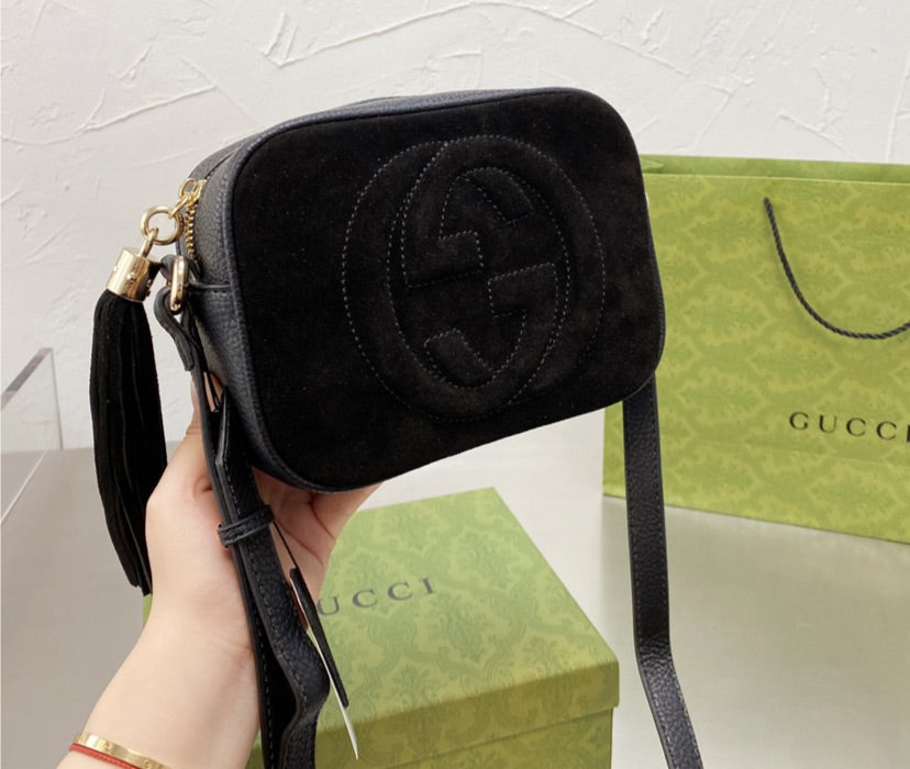 Gucci suede crossbody