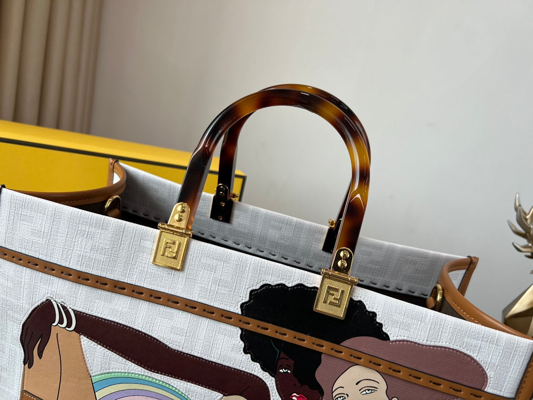 Fendi Sunshine Shopper Meduim Bag