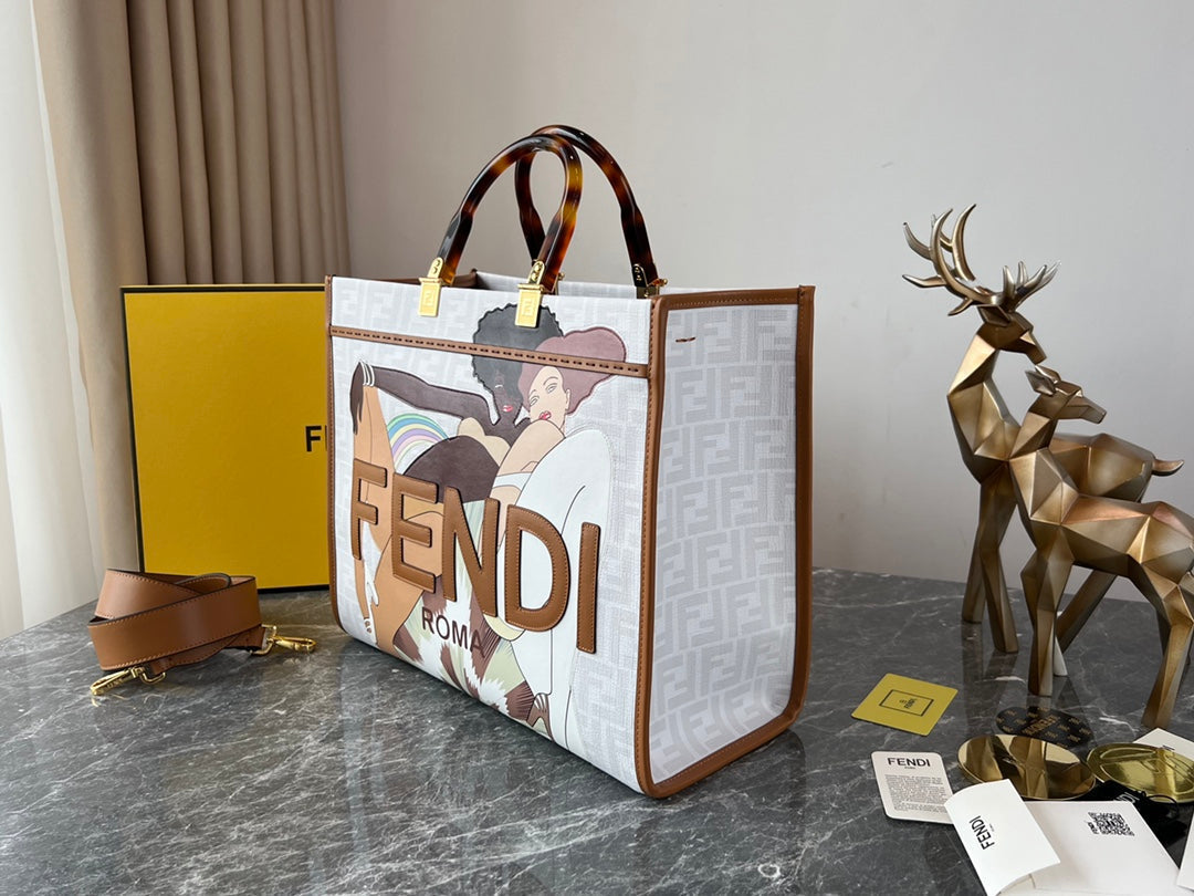 Fendi Sunshine Shopper Meduim Bag