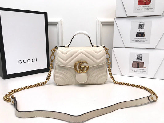 Gucci  GG Marmont Mini Top Handle Bag