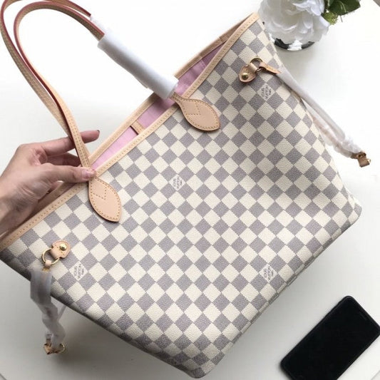 Louis Vuitton Damier Azur Canvas Neverfull MM N41605