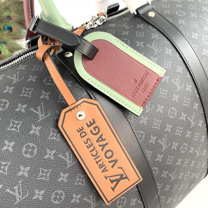 Louis Vuitton Monogram Eclipse Keepall Bandouliere 50 M56856