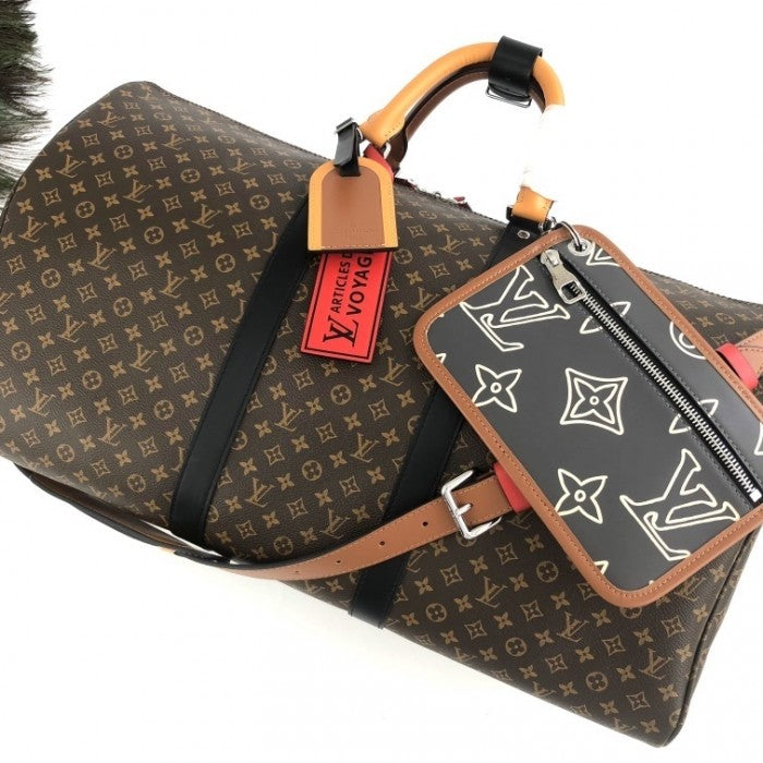 Louis Vuitton Monogram Canvas Keepall Bandouliere 50 M56855