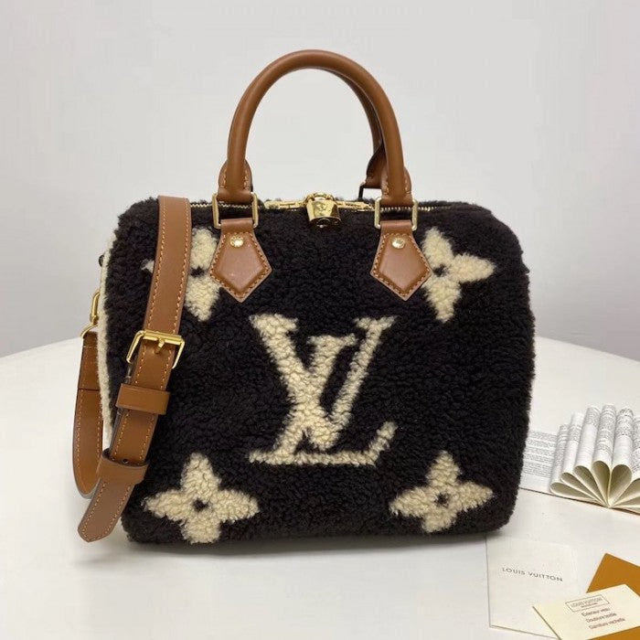 Louis Vuitton monogram teddy speedy bandouliere 25 M55422