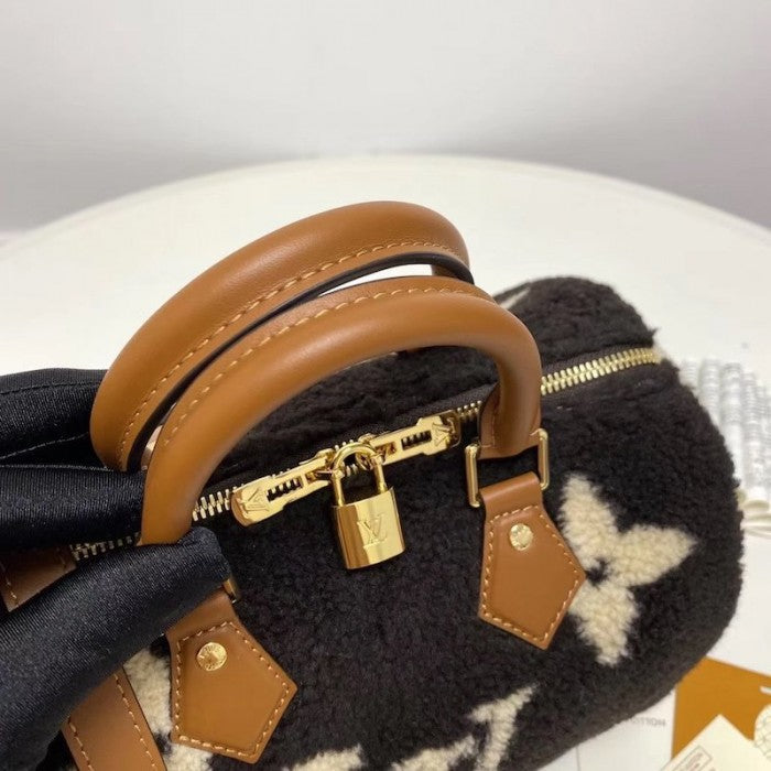 Louis Vuitton monogram teddy speedy bandouliere 25 M55422