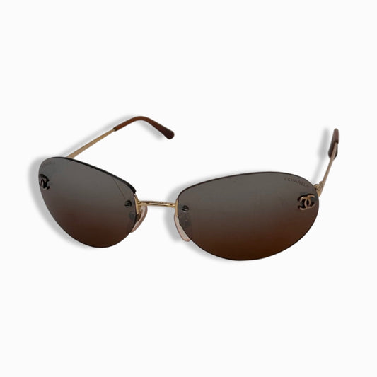 Chanel Cat Eye Aviator Sunglasses