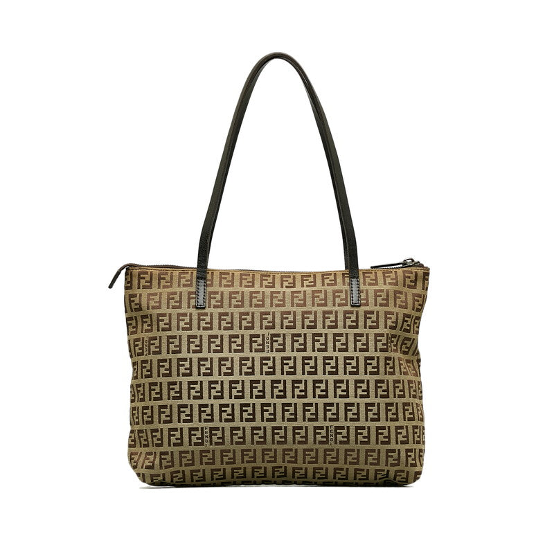 Fendi Zucchino Handbag Beige